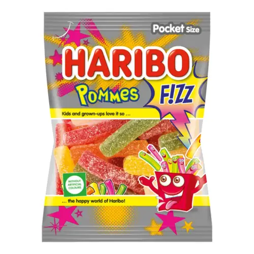 Haribo Pommes F!zz (Savanyú Krumpli)