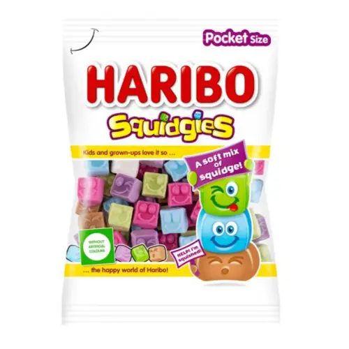 Haribo Squidgies Mousse Gums (Kocka)