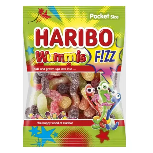 Haribo Wummis F!zz (Savanyú Hernyó)