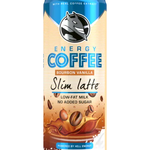 Hell Energy Coffee Bourbon Vanilla Slim Latte